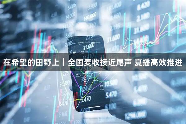 在希望的田野上｜全国麦收接近尾声 夏播高效推进
